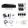 Camius Advanced 4K 16 Channel PoE NVR with 10 x 2K Wired IP Security Cameras I 4TB Hard Drive I Audio, Motion, Sound, Human, Vehicle AI Detection I PC, Mac, Browser, Phone View (Cables not Included) view 2