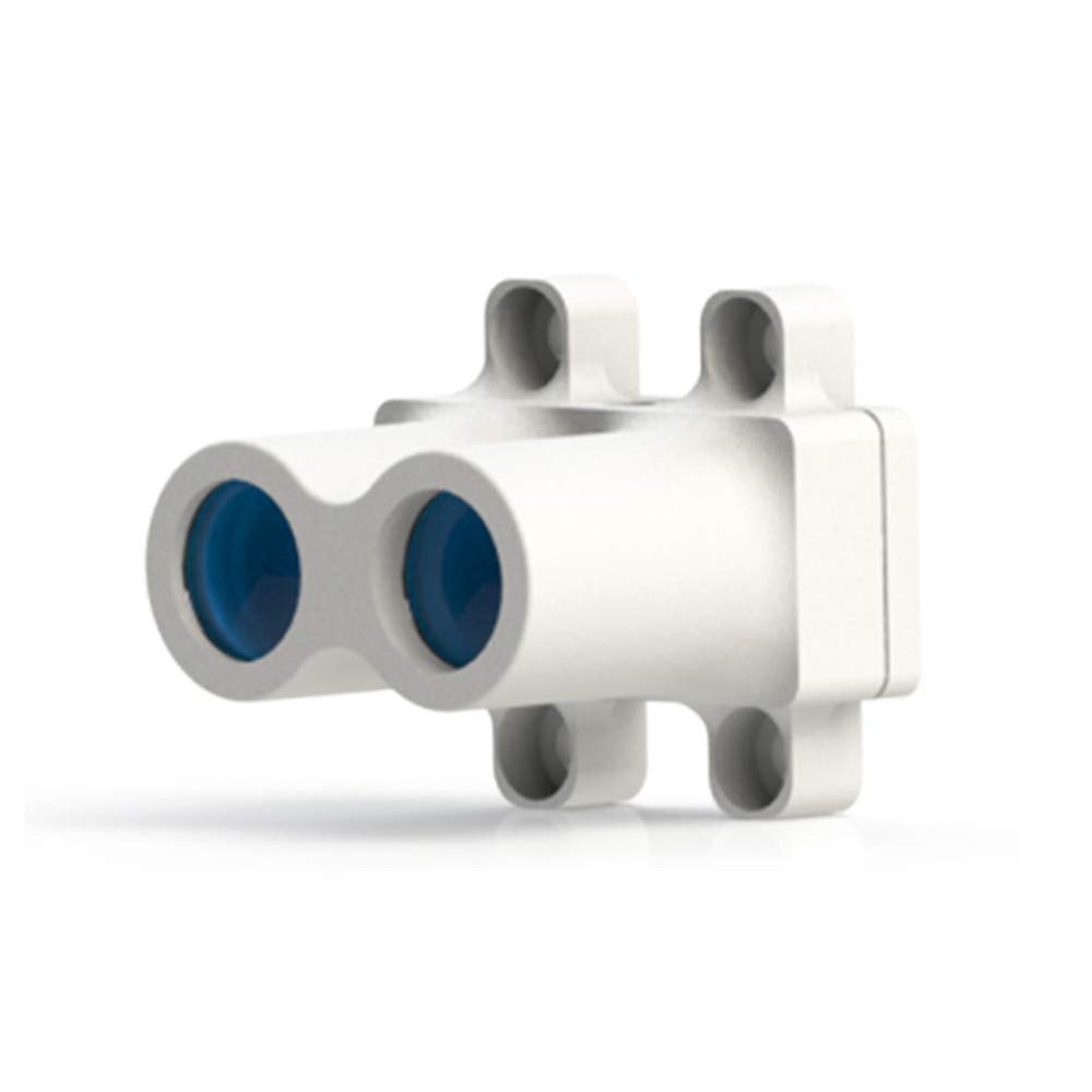Taidacent 40M Pulse TOF Distance Sensor Single-Point Long Range Laser Distance Sensor Outdoor Traffic Car Collision Avoidance Traffic Radar Sensor (Switch, White)