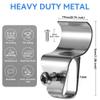 (15 Pack) Vinyl Siding Clips Hooks, No-Hole Needed Siding Hangers for Outdoor Mounted Home Security Cameras, Stainless Steel view 4