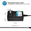 PwrON (6.6FT Cable) AC DC Adapter Charger for Fuji Film FinePix S4000 S4050 S4200 S4300 Power view 4