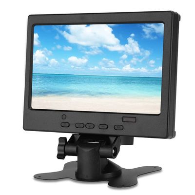Wendry 7 Inch Monitor,1080P HDMI Computer Monitor,16:9 LED Backlight Display for,Portable VGA AV HDMI Computer Screen with Stand for Car Display, CCTV, LCD Full HD Monitor