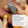 Chipolo ONE (2020) - 1 Pack - Key Finder, Bluetooth Tracker for Keys, Bag, Item Finder. Free Premium Features. iOS and Android Compatible (Yellow) view 2