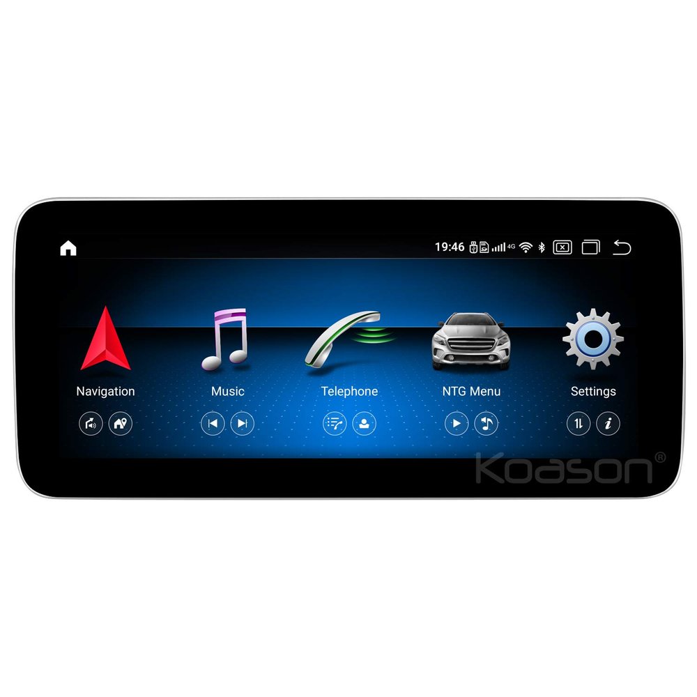 Android9.0 W176 X156 C117 Qualcomm 8 Core 4+64GB 10.25" IPS Screen Monitor 4G CarPlay Multimedia Player GPS Navigation for Benz A CLA GLA Headunit NTG4.X