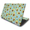 MightySkins Carbon Fiber Skin for HP Spectre x360 13.3" Gem-Cut (2020) - Blue Avocados | Protective, Durable Textured Carbon Fiber Finish | Easy to Apply, Remove, and Change Styles | Made in The USA view 1