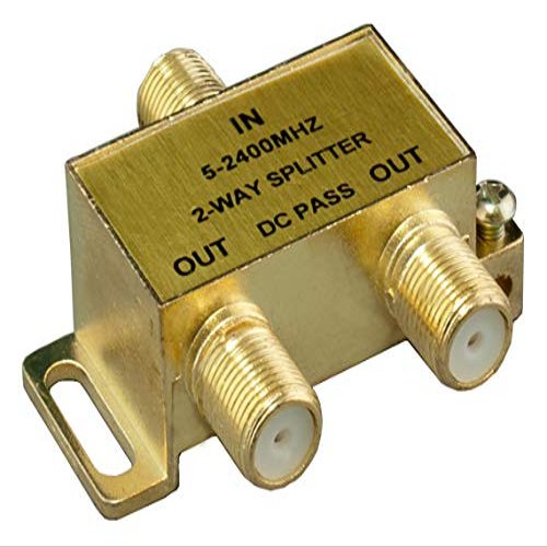Cable Leader F Type Coaxial Signal Splitter (2-Way)