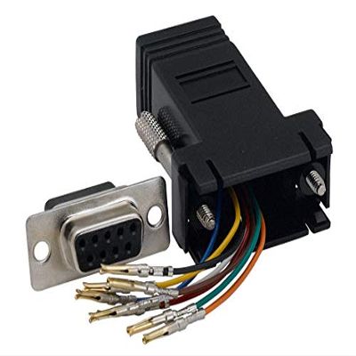 Cable Leader DB9 to RJ Modular Adapter (F/RJ-45 Black)