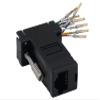 Cable Leader DB9 to RJ Modular Adapter (F/RJ-45 Black) view 2