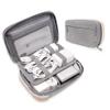 pack all Electronic Organizer, Cable Organizer Bag, Cord Travel Organizer for Cables, Chargers, Phones, USB cords, SD Cards (Gray) view 1