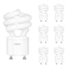 Feit Electric 60W Equivalent CFL Twist Light Bulb on GU24 Base, Non-Dimmable, 900 Lumens, 10K Life Hours, 4100K Cool White, 6 Pack - BPESL13T/GU24/41K/6 view 1