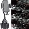 SOGA Universal Cup Holder Phone Mount Adjustable Gooseneck Cradle Car Mount for Cell Phone Samsung Galaxy Note 10 Plus/Note10/S10+/S10/S9 Plus/S9/S8 Plus/S8/S7/S7 Edge/S7 Active/S6/S6 Plus view 2