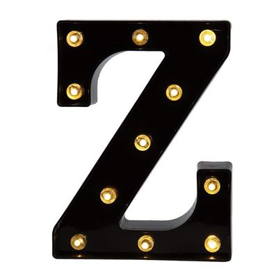 Black & White LED Light Up Sign 2xAA Battery Powered Letter Marquee for Wedding Birthday Party Christmas Lamp Night Light