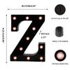 Black & White LED Light Up Sign 2xAA Battery Powered Letter Marquee for Wedding Birthday Party Christmas Lamp Night Light view 2