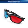 Othmro 1Pcs Durable 3D Style Glasses 3D Viewing Glasses 3D Movie Game Glasses Red-Blue 3D Glasses Plastic Frame Black Resin Lens view 4