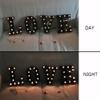 Ulalaza Black & White LED Light Up Sign 2xAA Battery Powered Letter Marquee for Wedding Birthday Party Christmas Lamp Night Light view 3