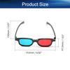 Othmro 3D Style Glasses - 3D Viewing Glasses with Red-Blue Lens, Plastic Frame, Black Resin for 3D TV, Cinema, Home Movies view 2