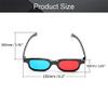 Othmro Durable 3D Style Glasses 3D Viewing Glasses 3D Movie Game Glasses Red-Blue 3D Glasses Plastic Frame Black Resin Lens Glasses for 3D TV Cinema Films DVD Viewing Home Movies view 4