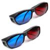 Othmro 2Pcs Durable 3D Style Glasses Red-Blue 3D Movie Game Glasses Plastic Frame Black Resin Lens for 3D TV Cinema Films DVD Viewing Home Movies view 3
