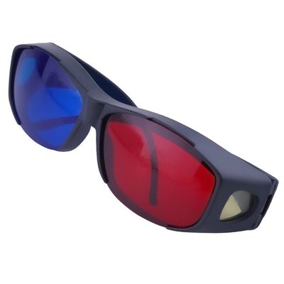 Othmro Durable 3D Style Glasses 3D Viewing Glasses 3D Movie Game Glasses Red-Blue 3D Glasses Plastic Frame Black Resin Lens for 3D TV Cinema Films DVD Viewing Home Movies