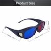 Othmro Durable 3D Style Glasses 3D Viewing Glasses 3D Movie Game Glasses Red-Blue 3D Glasses Plastic Frame Black Resin Lens for 3D TV Cinema Films DVD Viewing Home Movies view 2