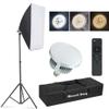 Upgrade LED MOUNTDOG Softbox Lighting Kit, Photography Studio Light with 19.7"X27.5" Reflector and 3 Colors Temperature 45W Bulb with Remote, Professional Photo Studio Equipment for Portrait Video view 1