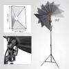 Upgrade LED MOUNTDOG Softbox Lighting Kit, Photography Studio Light with 19.7"X27.5" Reflector and 3 Colors Temperature 45W Bulb with Remote, Professional Photo Studio Equipment for Portrait Video view 4