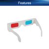 Othmro 20Pcs Durable 3D Style Glasses 3D Viewing Glasses 3D Movie Game Glasses Red-Blue 3D Glasses Carboard Frame White Resin Lens for 3D TV Cinema Films DVD Viewing Home Movies view 3