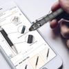 Cool Hand 4.5'' Bolt Action Pens, EDC Ballpoint Ink Refillable, Stylus for Touch Screen, Ergonomic Grip, Hold in Texture with Finger Grooves view 2
