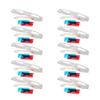 Othmro 10Pcs Durable 3D Style Glasses 3D Viewing Glasses 3D Movie Game Glasses Red-Blue 3D Glasses Carboard Frame White Resin Lens for 3D TV Cinema Films DVD Viewing Home Movies view 1