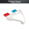 Othmro 1Pcs Durable 3D Style Glasses 3D Viewing Glasses 3D Movie Game Glasses Red-Blue 3D Glasses Carboard Frame White Resin Lens for 3D TV Cinema Films DVD Viewing Home Movies view 3
