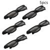 Othmro 5Pcs Durable 3D Style Glasses 3D Viewing Glasses 3D Movie Game Glasses Polarization 3D Glasses Plastic Frame Black Resin Lens for 3D TV Cinema Films DVD Viewing Home Movies view 2