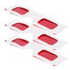 Othmro 3pcs Durable 3D Style Glasses 3D Viewing Glasses 3D Movie Game Glasses Red-Red 3D Glasses Carboard Frame White Resin Lens for 3D TV Cinema Films DVD Viewing Home Movies view 1