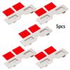 Othmro 5Pcs Durable 3D Style Glasses 3D Viewing Glasses 3D Movie Game Glasses Red-Red 3D Glasses Carboard Frame White Resin Lens for 3D TV Cinema Films DVD Viewing Home Movies view 2