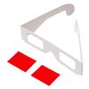 Othmro 5Pcs Durable 3D Style Glasses 3D Viewing Glasses 3D Movie Game Glasses Red-Red 3D Glasses Carboard Frame White Resin Lens for 3D TV Cinema Films DVD Viewing Home Movies view 3