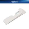 Othmro 5Pcs Durable 3D Glasses, White Resin Lens, Plastic Frame, Blue-Blue, For 3D TV, Cinema, Home Movies view 3