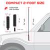 Prostick 2` Foot Fiberglass 1000 Watt - Black CB Radio Antenna with Heavy Duty Stainless Steel Spring view 3