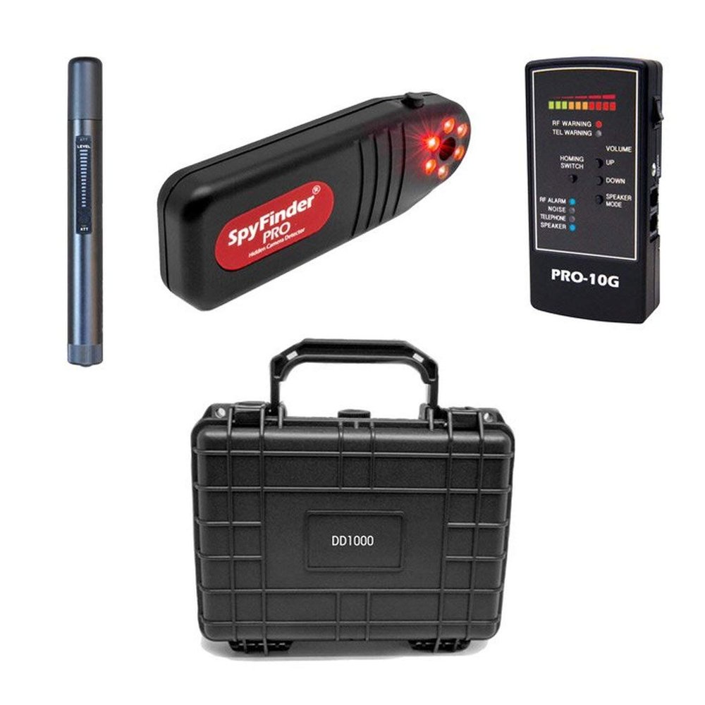 SpyFinder ProMax Ultimate RF Complete Detection Kit & Hidden Camera Lens Finder Kit