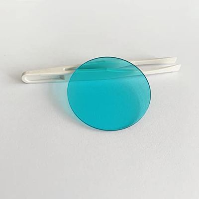 1pcs AR Coated 53x2.0mm IR Cut Filter Blue Glass QB21 BG38 Visible Light Pass for Color Correction