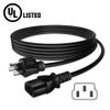 ABLEGRID 6ft UL AC Power Cord for Pyle PT720A 1000 Watts AM/FM Tuner Hybrid Amplifier 70V view 4