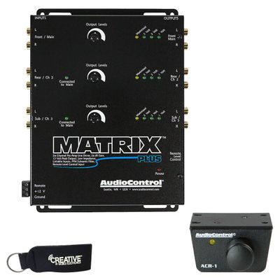 AudioControl MATRIX PLUS 6-Ch Line Driver w/Level Control & ACR-1 Dash Remote