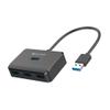 4-Port USB 3.0 Hub, KEYMOX Compact Size Data USB Hub for MacBook, Mac Pro, Mac mini, iMac, Surface Pro, XPS, PC, Flash Drive, Mobile HDD (Charging Not Supported), Black view 1