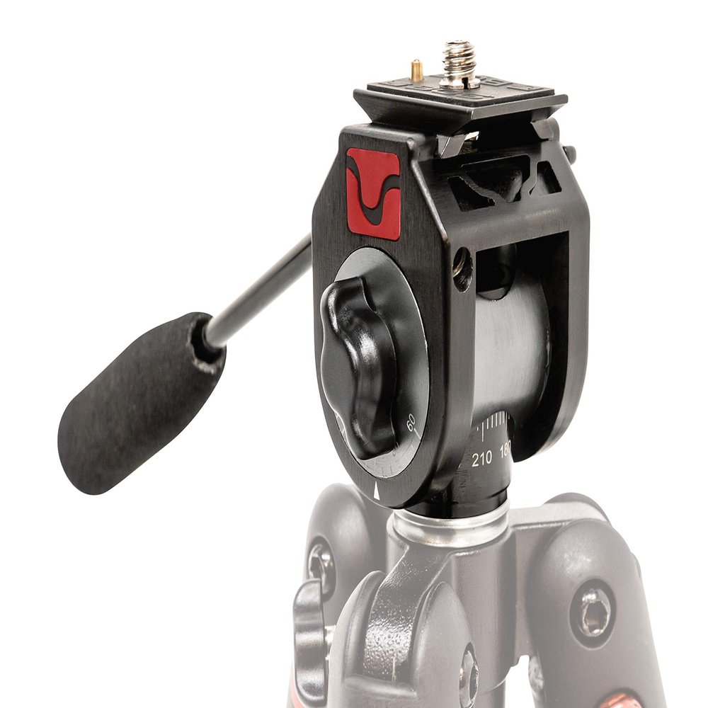 BOG Great Divide Tripod Head with Arca-Swiss Compatibility, Heavy Duty Aluminum Construction, Ambidextrous Handle, Micro Adjustments, and Universal Tripod Attachment for Hunting, Shooting, and Outdoor