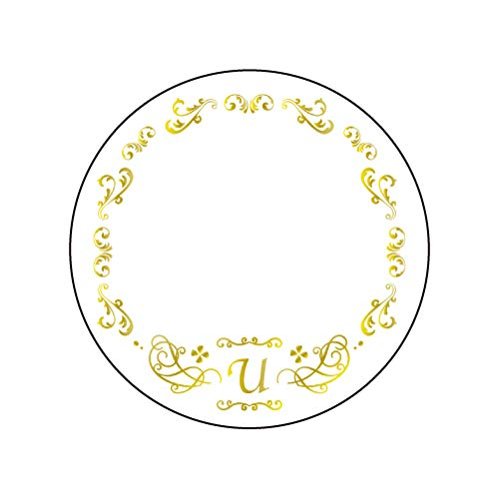 Set of 3 65mm Tin Deco Covers 61 Initial U