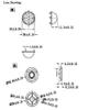 10pcs PIR Optical Fresnel Lens 023115 for Human Body Pyroelectric Infrared Sensing Sensor view 3