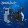 Seafrogs WA005-E Optical Acrylic 40m/130ft 6" Inch Wide-Angle Dome Port Fisheye Wide Angle Lens w/Shade Cover for Diving Waterproof Housing ( 80mm L 67mm) view 3