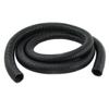 1.6M 0.75inch/20mm Inner Diameter Black Flexible Corrugated Tube Bellows Hose Wire Loom Tubing Wire Conduit  Black view 1