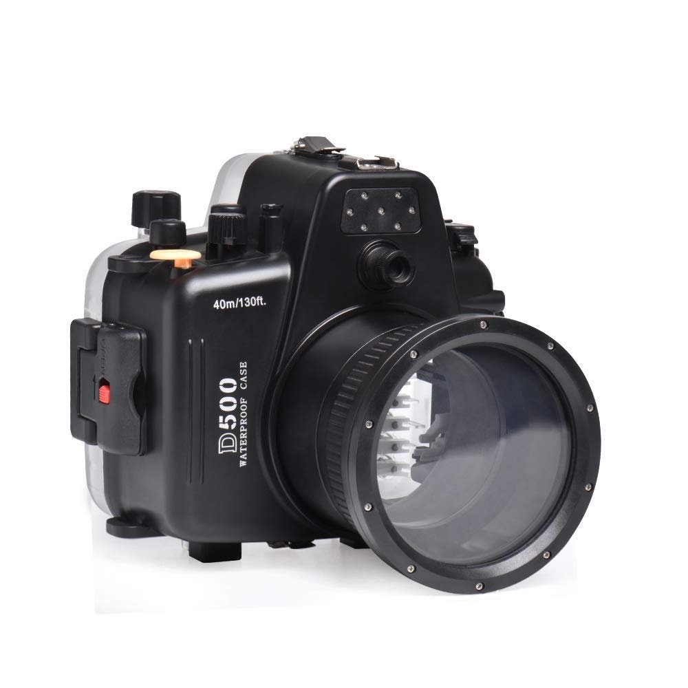Sea frogs for Nikon D500 60m/195ft Waterproof Underwater Diving Camera Housing Case