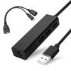OTG Cable for Fire TV Stick (4K, Lite, Max, Cube) - USB Ethernet Adapter with Hub to Add Storage, Keyboard, Bluetooth view 1