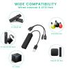 OTG Cable for Fire TV Stick (4K, Lite, Max, Cube) - USB Ethernet Adapter with Hub to Add Storage, Keyboard, Bluetooth view 3