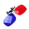 Othmro 2Pcs Durable 3D Glasses, Red-Blue 3D Glasses Filter Paper Resin Lens, For 3D TV Cinema Films DVD Viewing, Home Movies view 4
