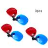 Othmro 3 Count 3D Glasses, Red-Blue, Resin & Paper Lens, Comfortable & Durable, Foldable, DIY Frame, For 3D TV, Cinema, DVD, Home Movies view 4